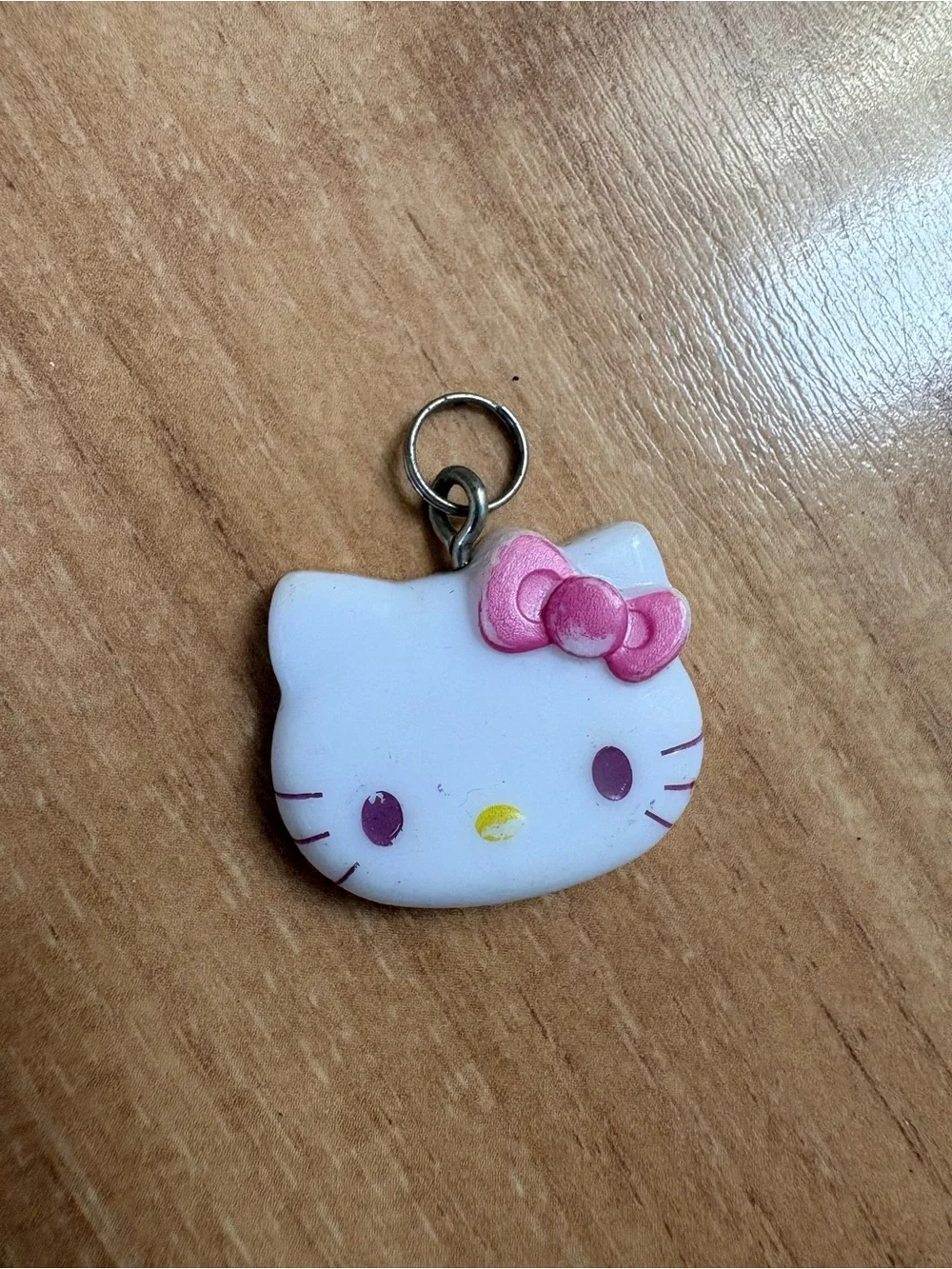 Sanrio Hello Kitty White Face Charm with Pink Bow 2013